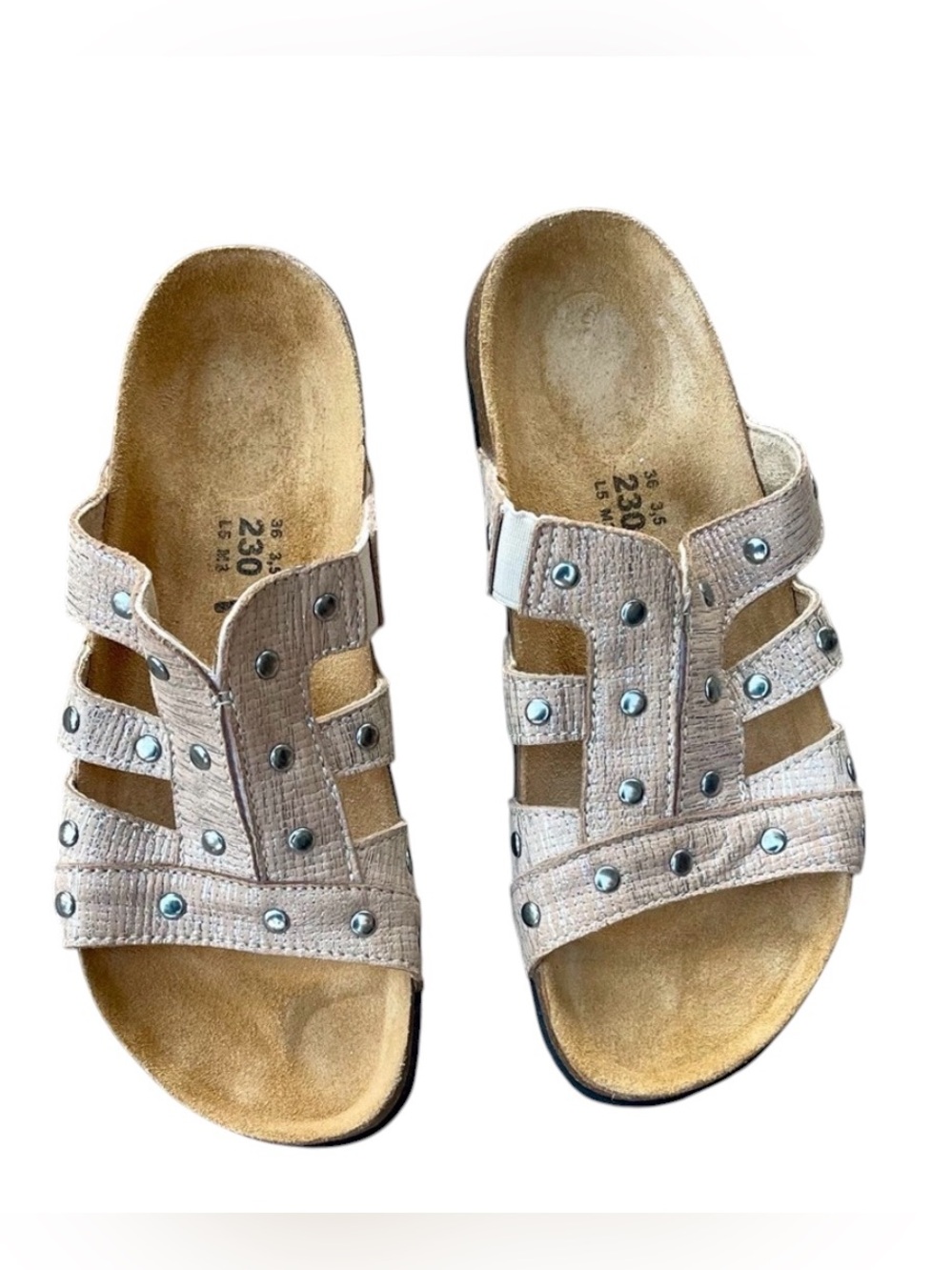 Betula by Birkenstock Sandals
Womens Size 36 Beige Studded